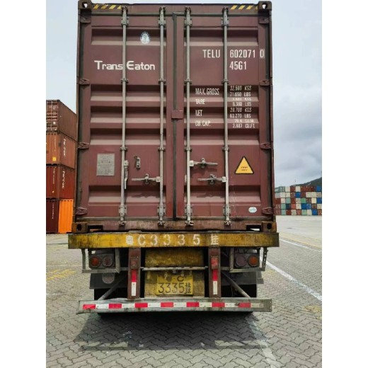 珠海斗门港集装箱拖车怎么收费,提供外贸运输
