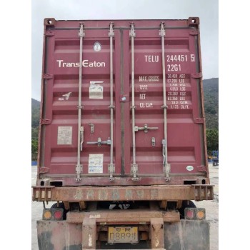 珠海斗门港集装箱拖车公司,集装箱陆运拖车