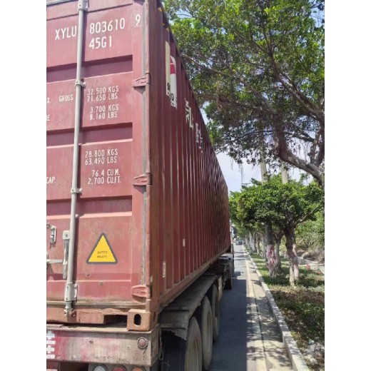 珠海洪湾港集装箱货柜拖车的新报价,集装箱运输