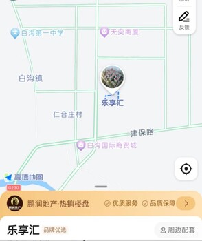 白沟低首付楼盘白沟乐享汇在卖的户型