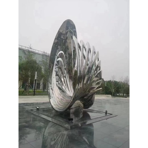北京别墅不锈钢羽翼翅膀雕塑尺寸