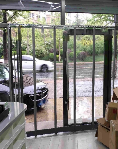 大連沙河口區(qū)加厚空調(diào)簾透氣門簾安裝