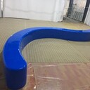 樹(shù)池坐凳玻璃鋼花池座椅玻璃鋼圓管定制