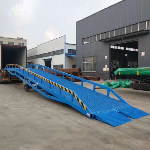 乌兰察布60吨集装箱卸货平台叉车装卸平台