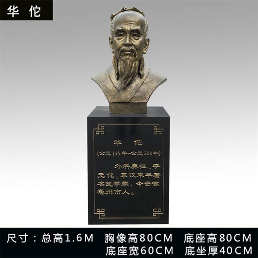 河北古代名醫雕塑，中醫制藥人物雕塑