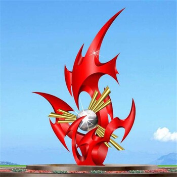 玻璃鋼仿真火苗雕塑仿真火把雕塑加工