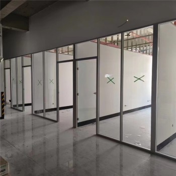 潍城区办公室全铝双玻璃百叶隔断厂家电话