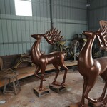 鍛銅鹿雕塑銅鹿雕塑加工廠家