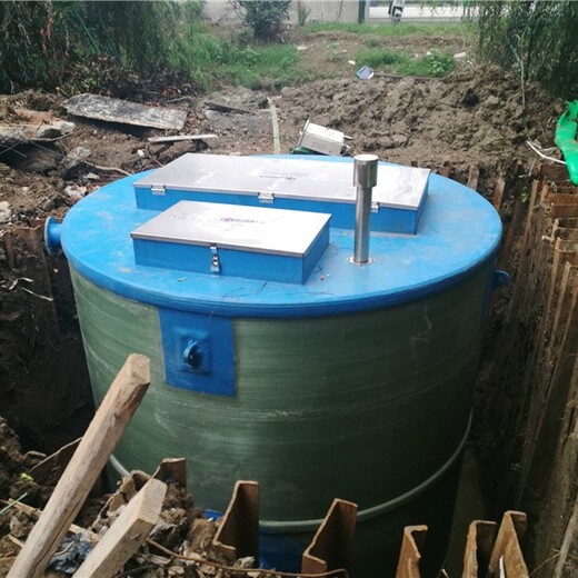 阿克蘇供應(yīng)污水提升泵站,地埋玻璃鋼污水泵站廠家