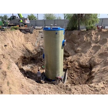 可克达拉地埋玻璃钢污水泵站厂家