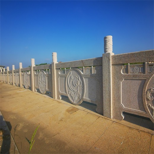 胶南市石雕护栏报价及图片仿古石护栏