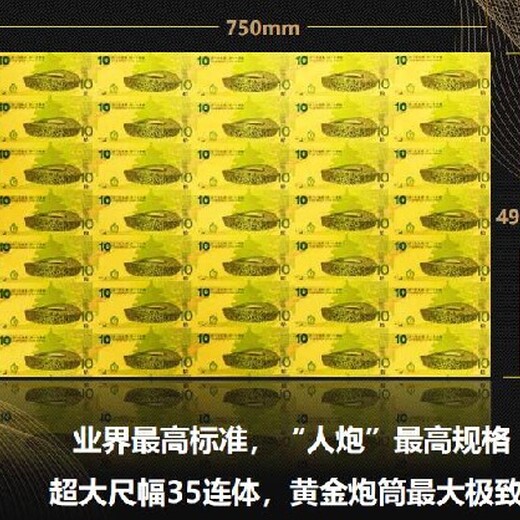 淮安奧運(yùn)35連體黃金整版大炮筒實(shí)拍圖片