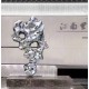 四川工业不锈钢太湖石假山雕塑材料展示图