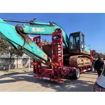天津静海销售拉挖机的低平板拖车报价厂家