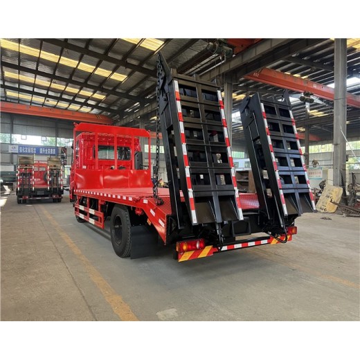上海静安销售拉挖机的低平板拖车报价厂家