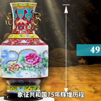 鄂爾多斯龍騰盛世中華瓷王尊價格