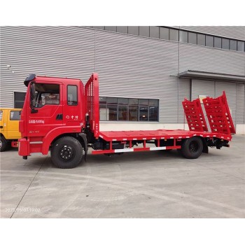 北京顺义销售拉挖机的低平板拖车报价价格