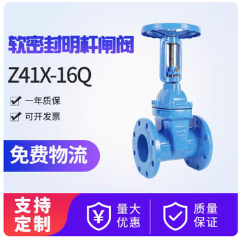 美科明桿彈性座封閘閥Z41T-16Q防護密閉閘閥