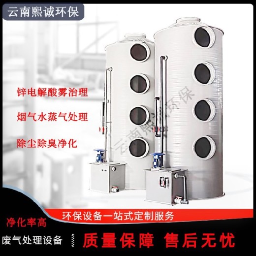 巴青县工业废气处理喷淋塔云南废气处理环保装置