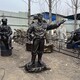 礦工人物雕塑圖