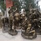 玻璃鋼礦工題材雕塑圖