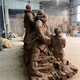 礦工人物雕塑圖