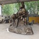 礦工人物雕塑圖