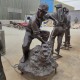 矿工人物雕塑图