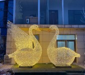 北京室内不锈钢丝编制镂空动物雕塑材质