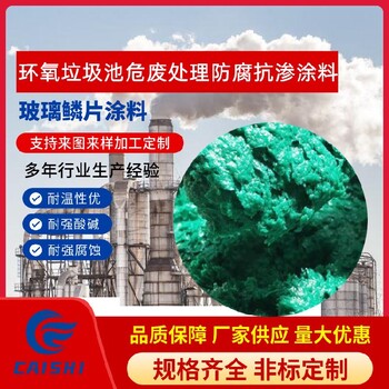玻璃鱗片環(huán)氧涂料廠家焚燒廠垃圾池防腐廠家直發(fā)