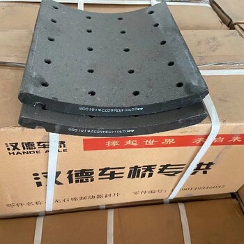 同力寬體礦用車配件批發(fā)漢德原廠剎車片湯臣車橋配件
