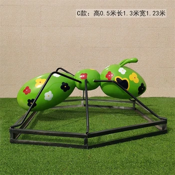 不銹鋼鏤空螞蟻雕塑制作廠家