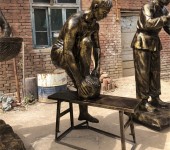 制茶流程雕塑茶文化人物雕塑加工厂家