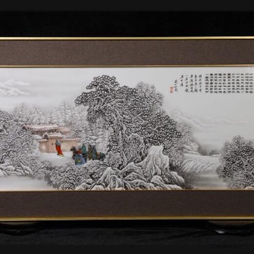任縣張松茂版三顧茅廬瓷板畫價(jià)格