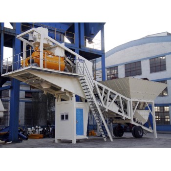  Truck mounted small mobile mixing station Concrete mixing station HZS100-3Y