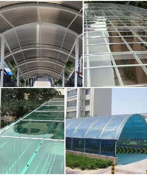 濱州無棣采光頂棚防雨棚陽光板配件