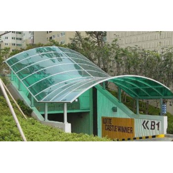 淄博博山采光屋顶防雨棚阳光板配件