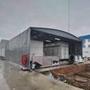 廠房電動伸縮蓬-可移動雨棚-提供設計方案圖