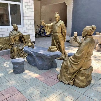 古人釀酒雕塑酒文化雕塑加工