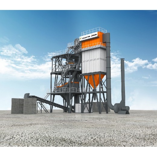 一体楼式制砂生产线山推建友ZSG120-5T干法制砂设备