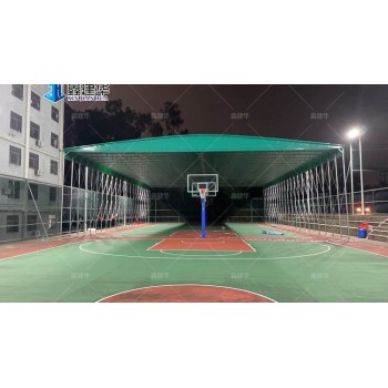 沧州球场雨棚多少钱篮球场雨棚施工单位