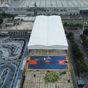 神农架球场雨棚多少钱羽毛球场遮阳雨棚搭建