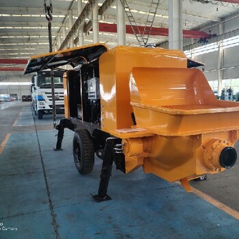 拖式混凝土泵hbt8013從事康明斯拖式混凝土泵型號