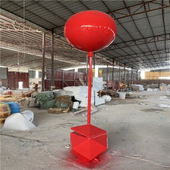 玻璃钢发光气球雕塑加工定制