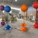 热气球雕塑图