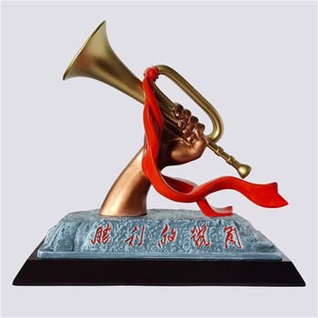 河北銷售沖鋒號雕塑定制