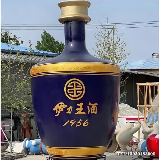 不銹鋼洋酒酒瓶雕塑圖片各種品牌酒瓶可加工金越雕塑