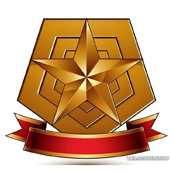 不銹鋼五角星飄帶組合雕塑烤漆五角星雕塑廠家河北金越雕塑