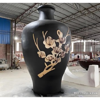 不銹鋼品牌形象酒瓶雕塑批發(fā)零售酒瓶雕塑金越雕塑