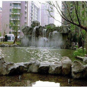 保定競秀區(qū)大型天然石假山廠家上門安裝-假山施工隊